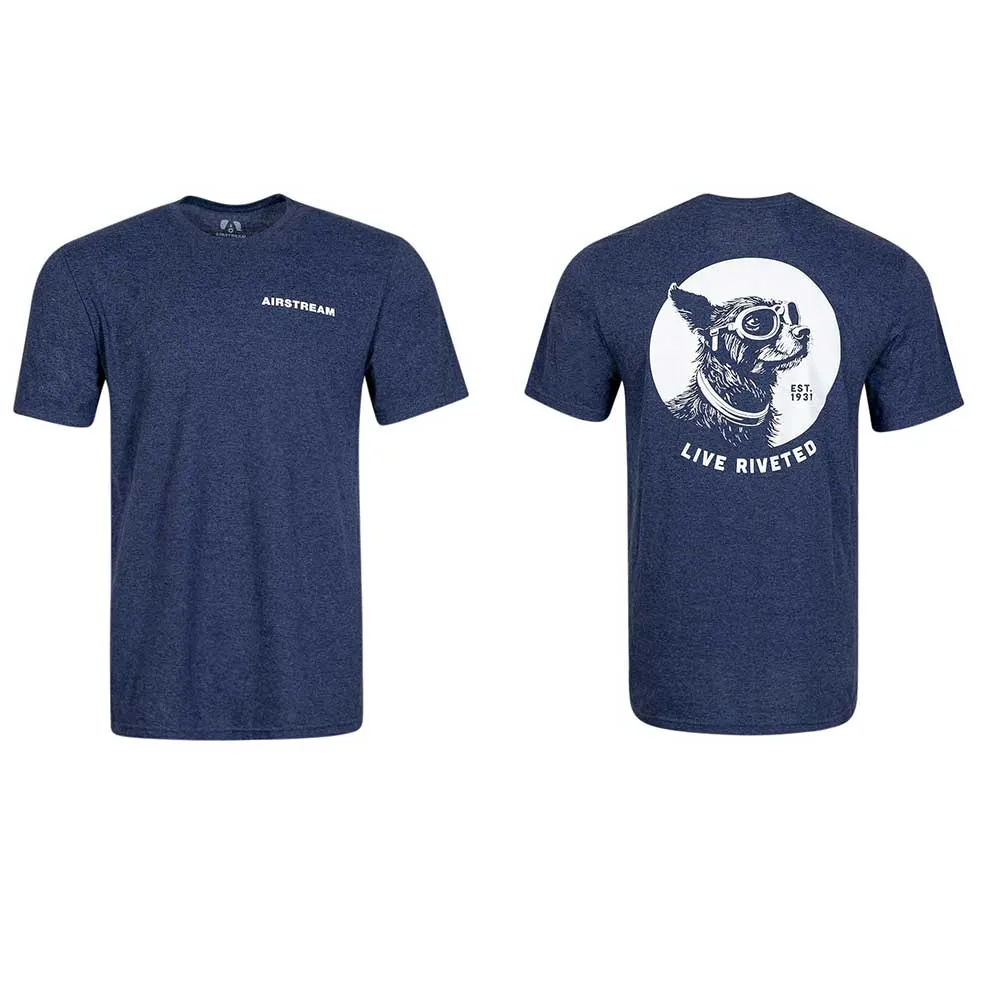 Airstream Dog with Goggles Tri-Blend Unisex T-Shirt