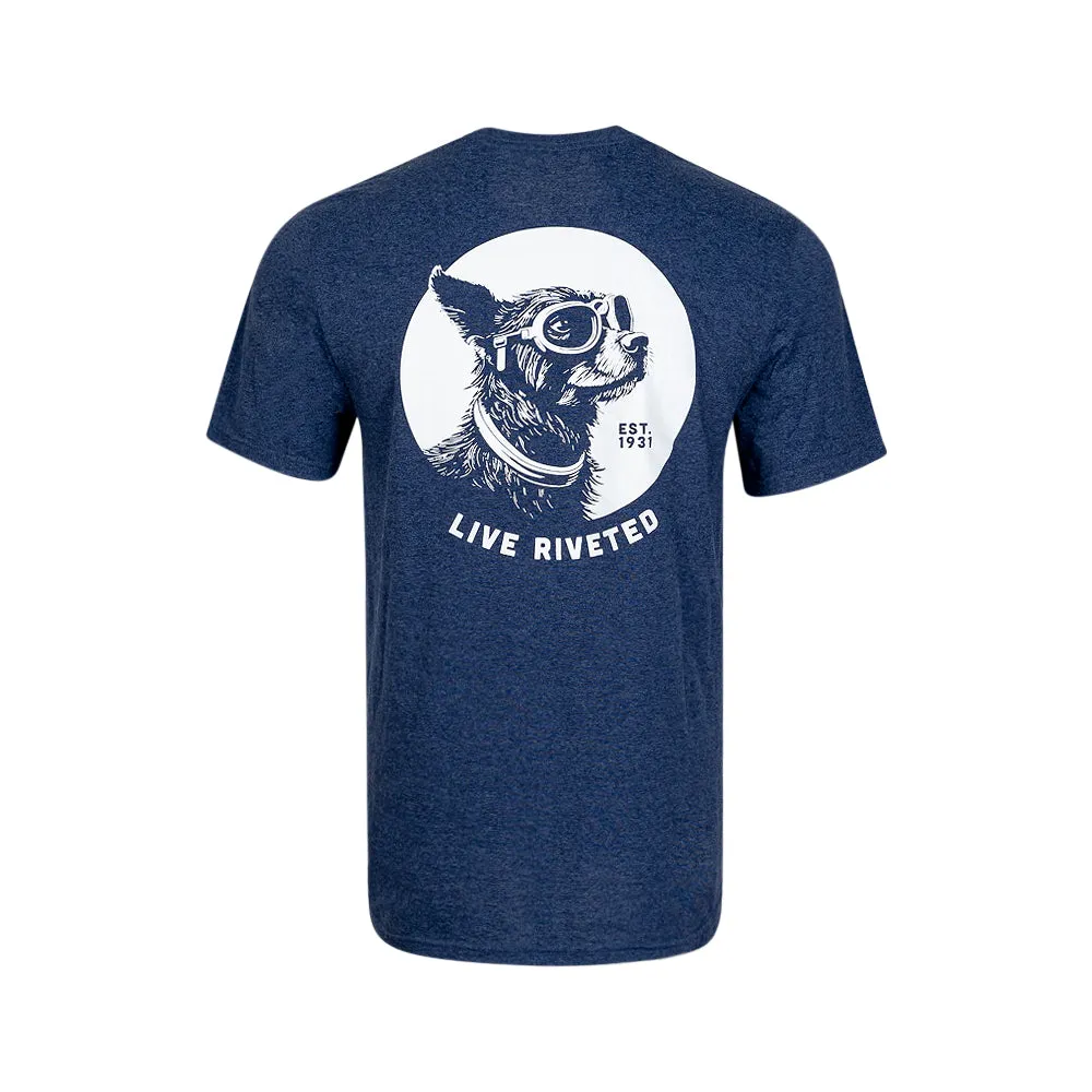 Airstream Dog with Goggles Tri-Blend Unisex T-Shirt