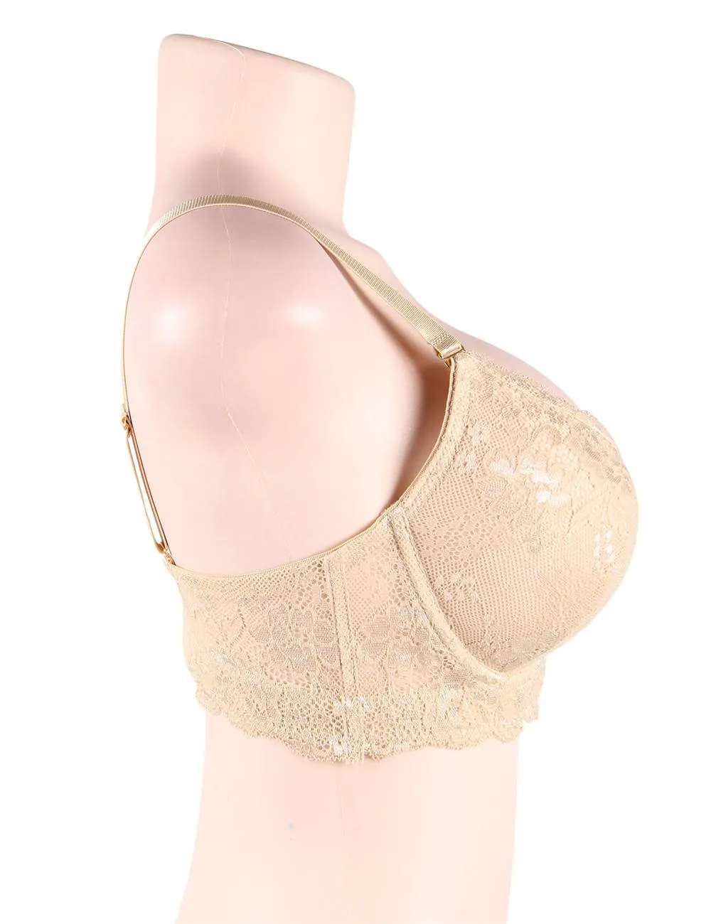 Black High Quality Lace Comfortable T-shirt Bra