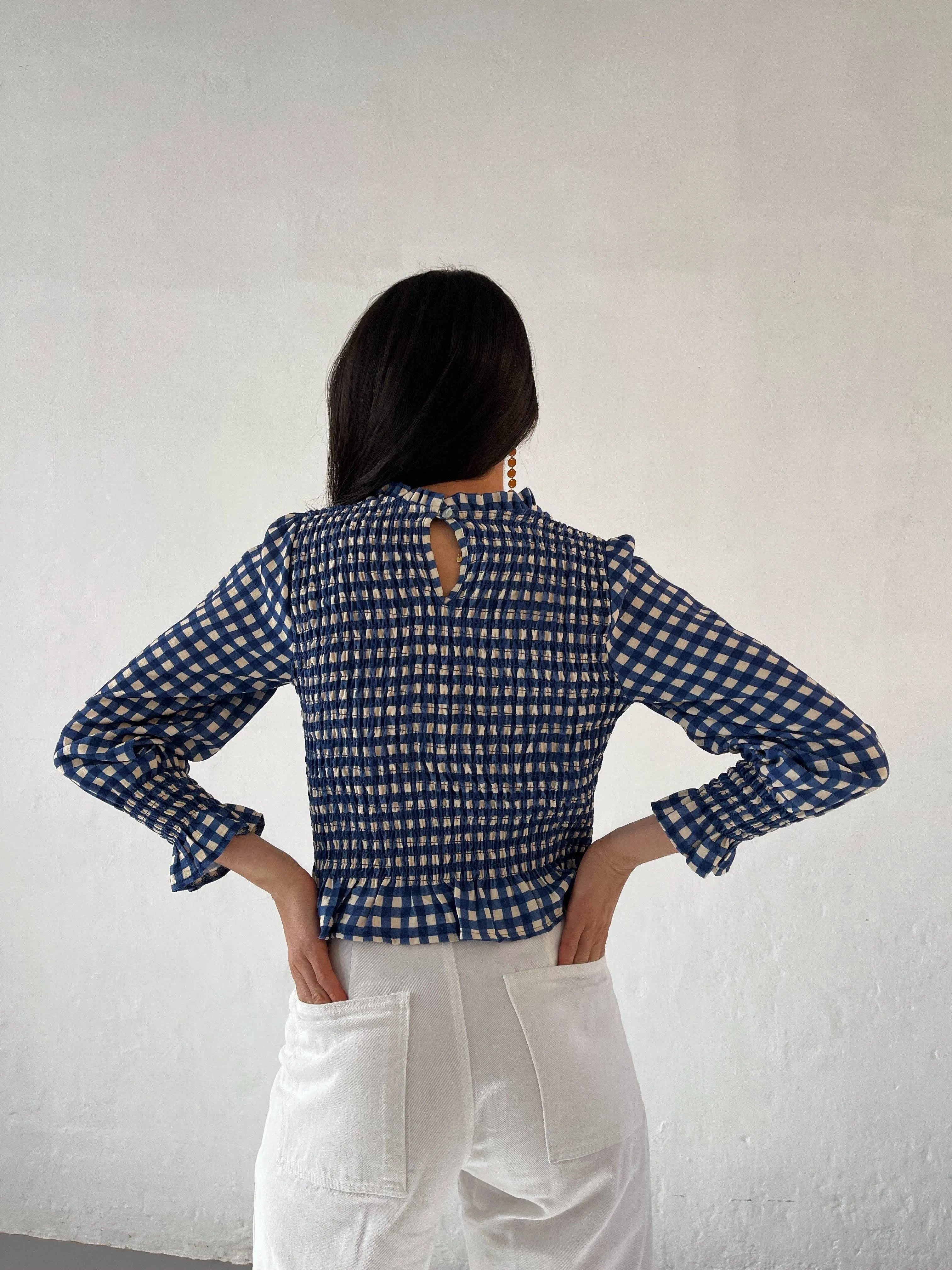 Chía Blue Blouse