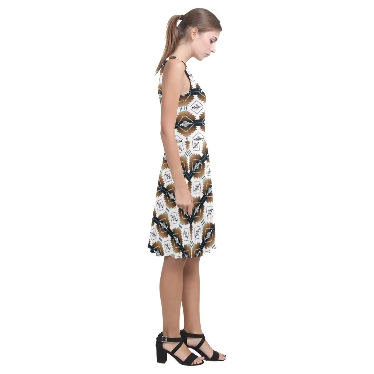 Cofitichequi White Atalanta Casual Sundress