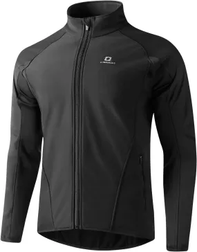 Cycling Bike Jackets for Men Winter Thermal Running Jacket Windproof Breathable Softshell Windbreaker