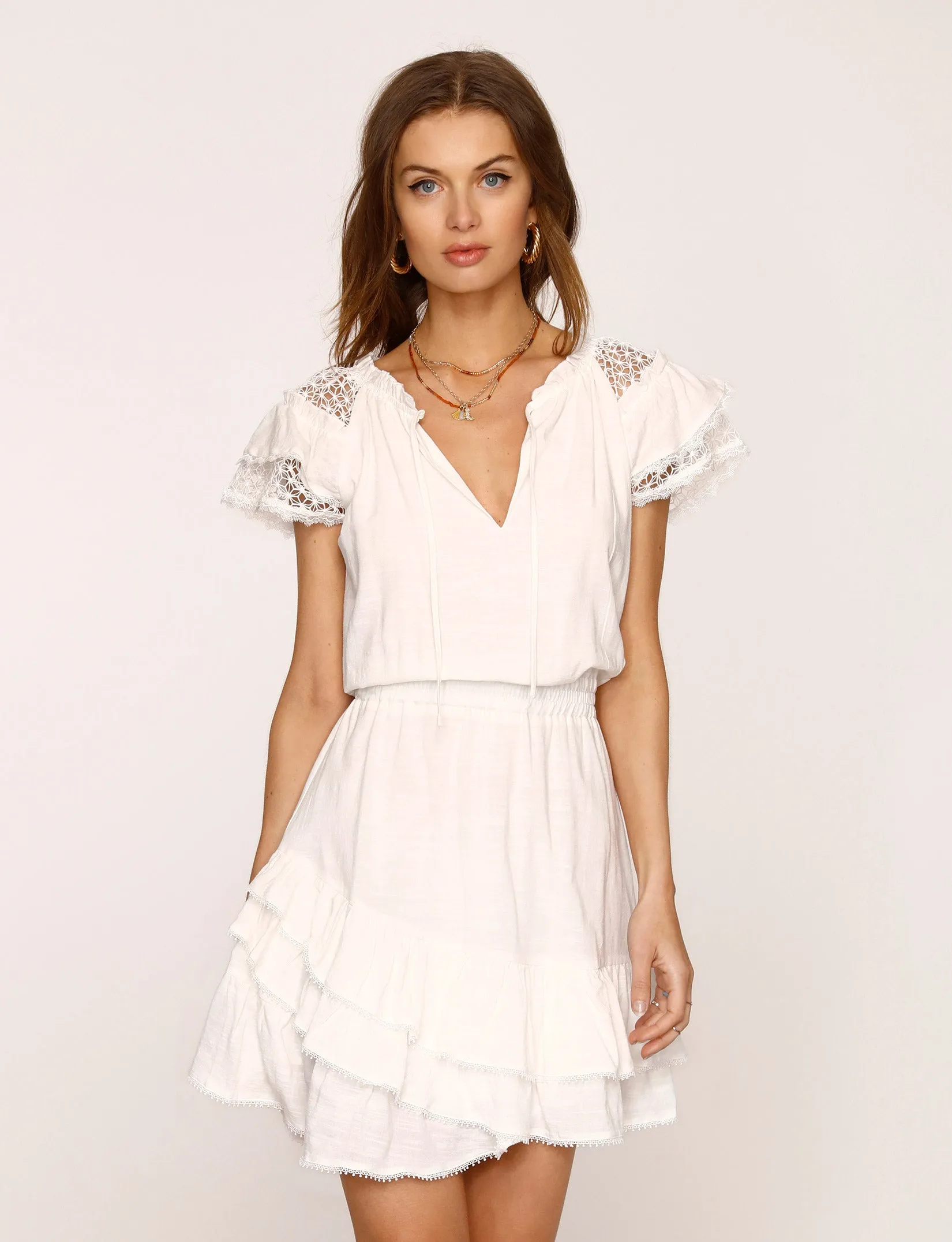 Eggshell Palermo Mini Dress
