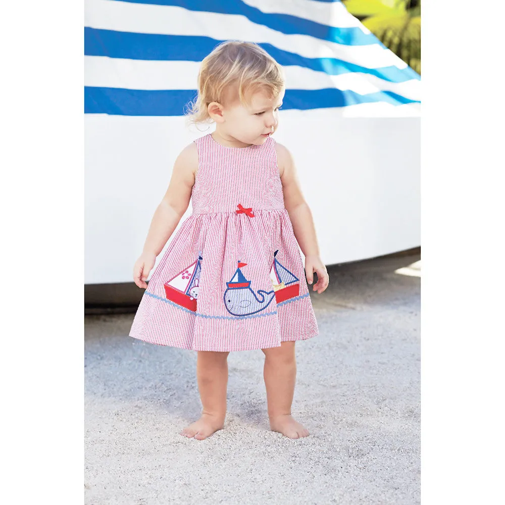 Elegant Baby Girl's Nautical Whale Springtime Sundress