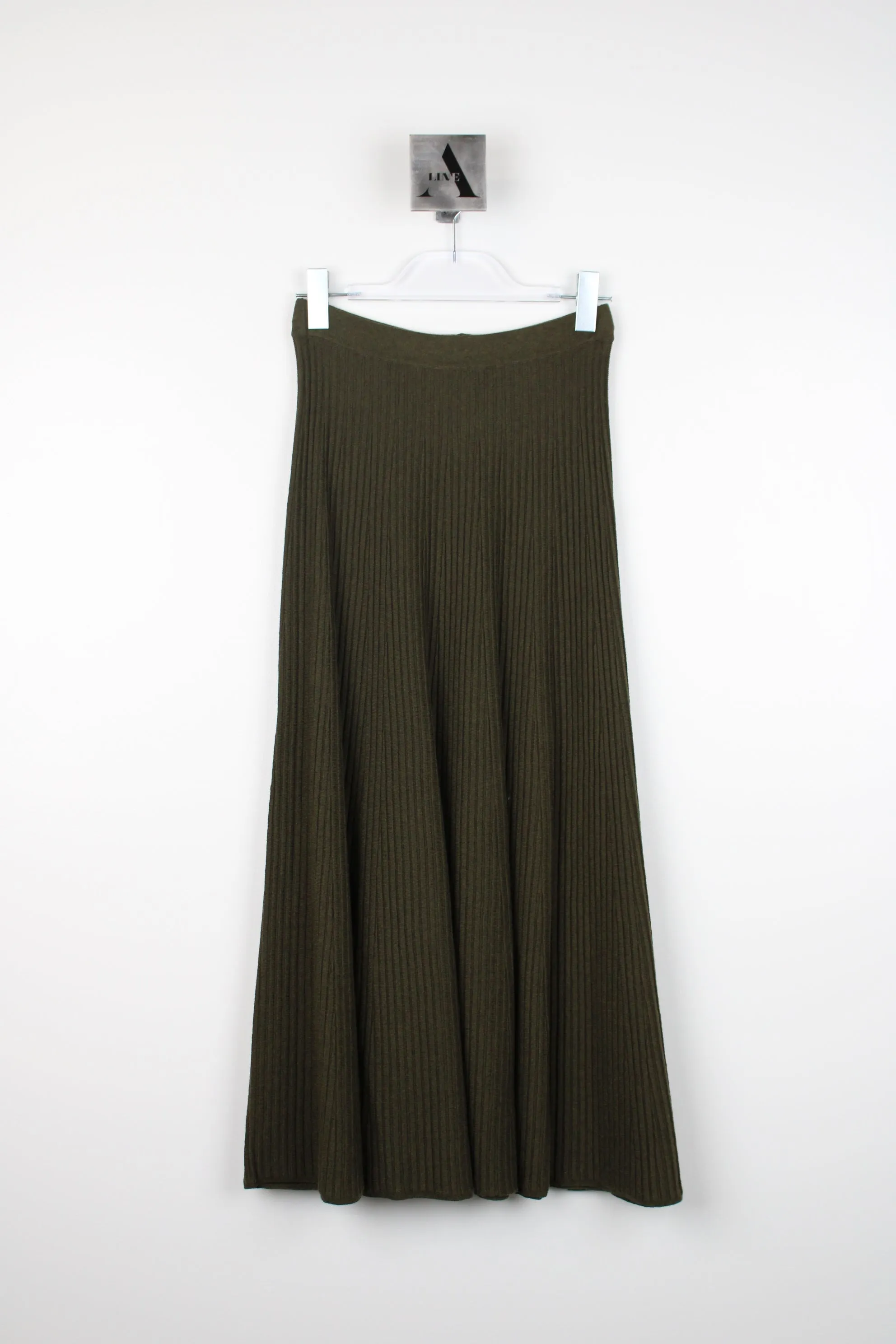 FLARED SWEATER SKIRT