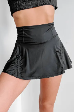 Game Face Tennis Skirt (Black)