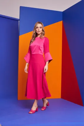 Kate Cooper Hot Pink event dress