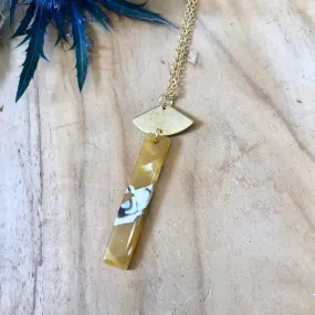 Lina Necklace - Yellow