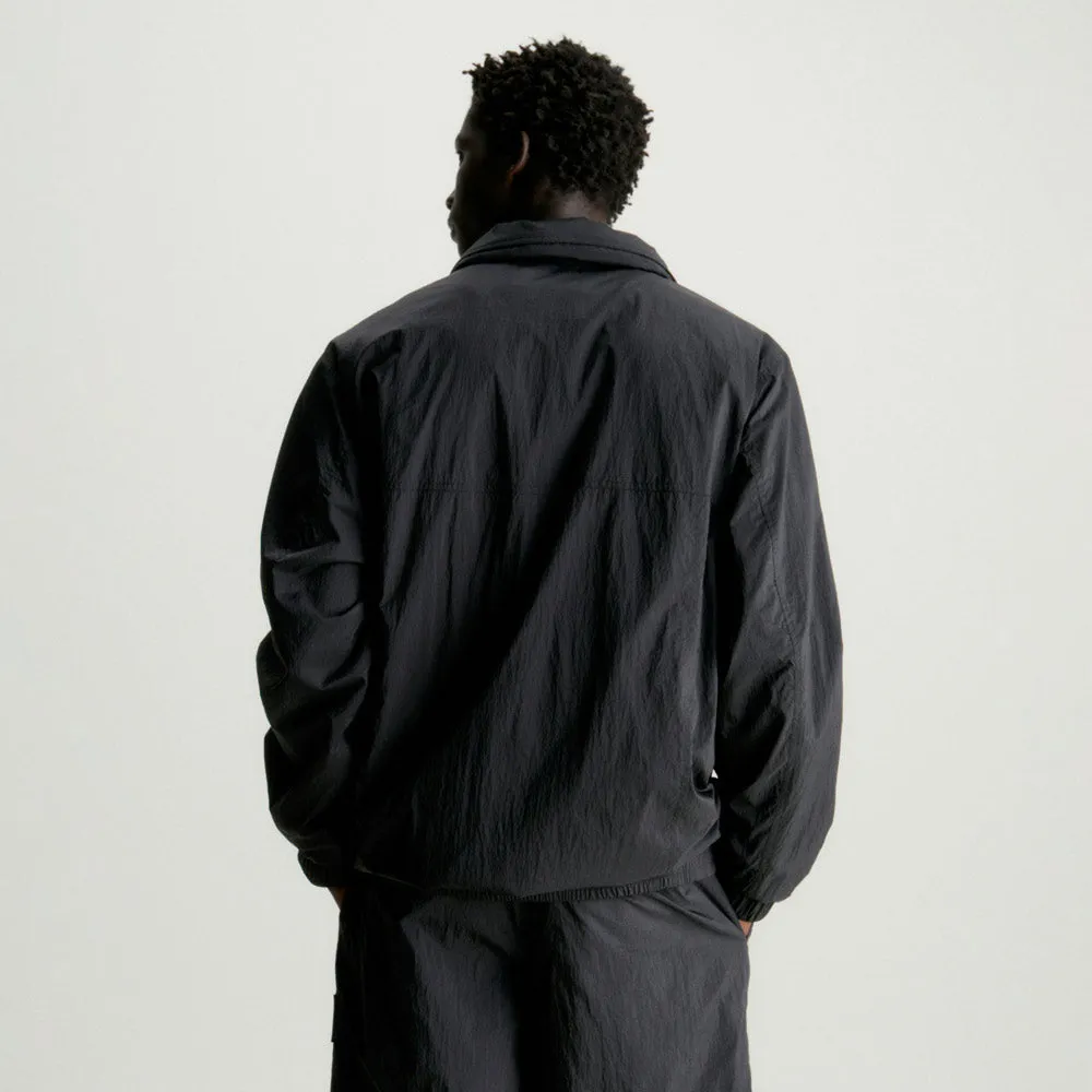 Long Windbreaker - Black