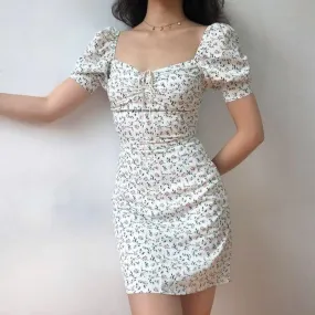 Lovely Puff Sleeve Sundress