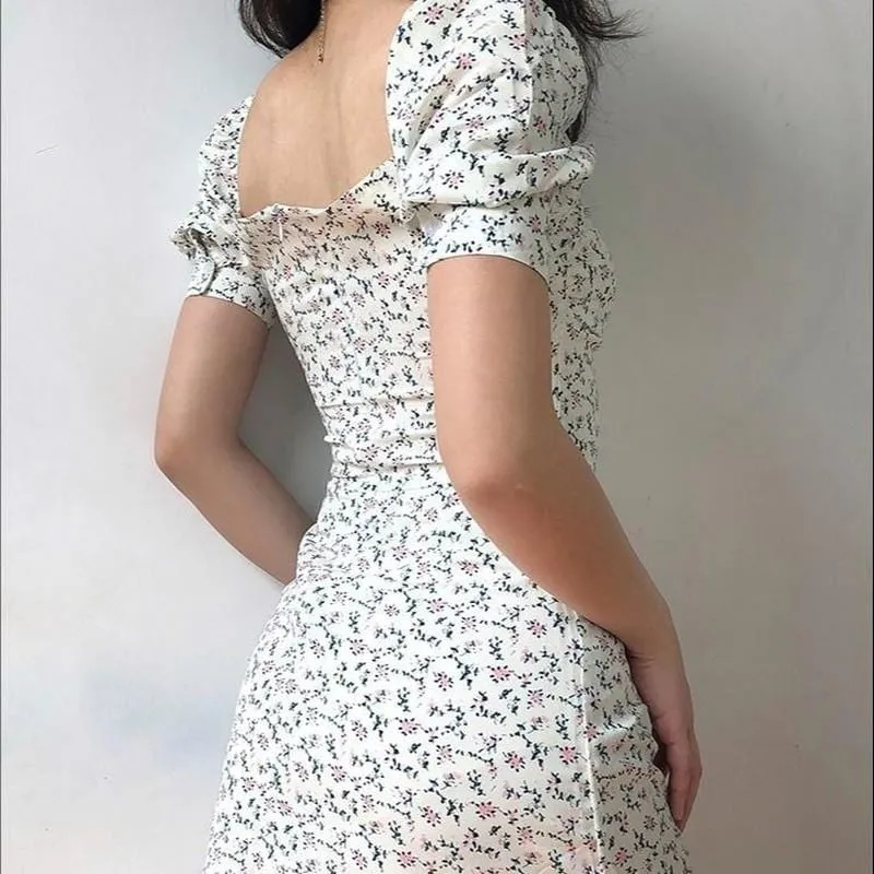 Lovely Puff Sleeve Sundress