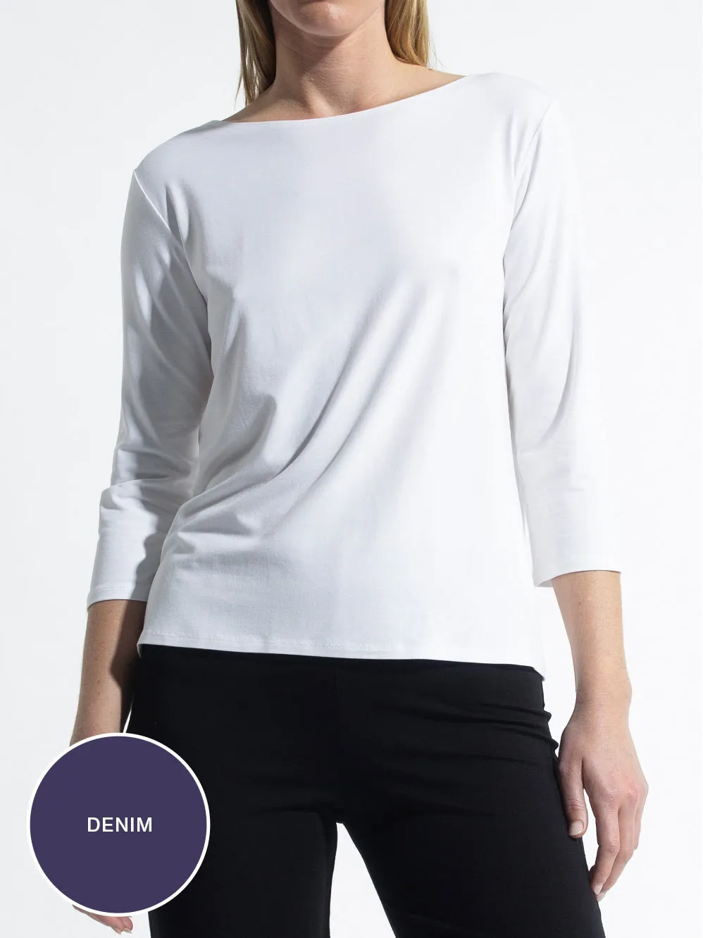 MELA PURDIE RELAXED BOAT NECK