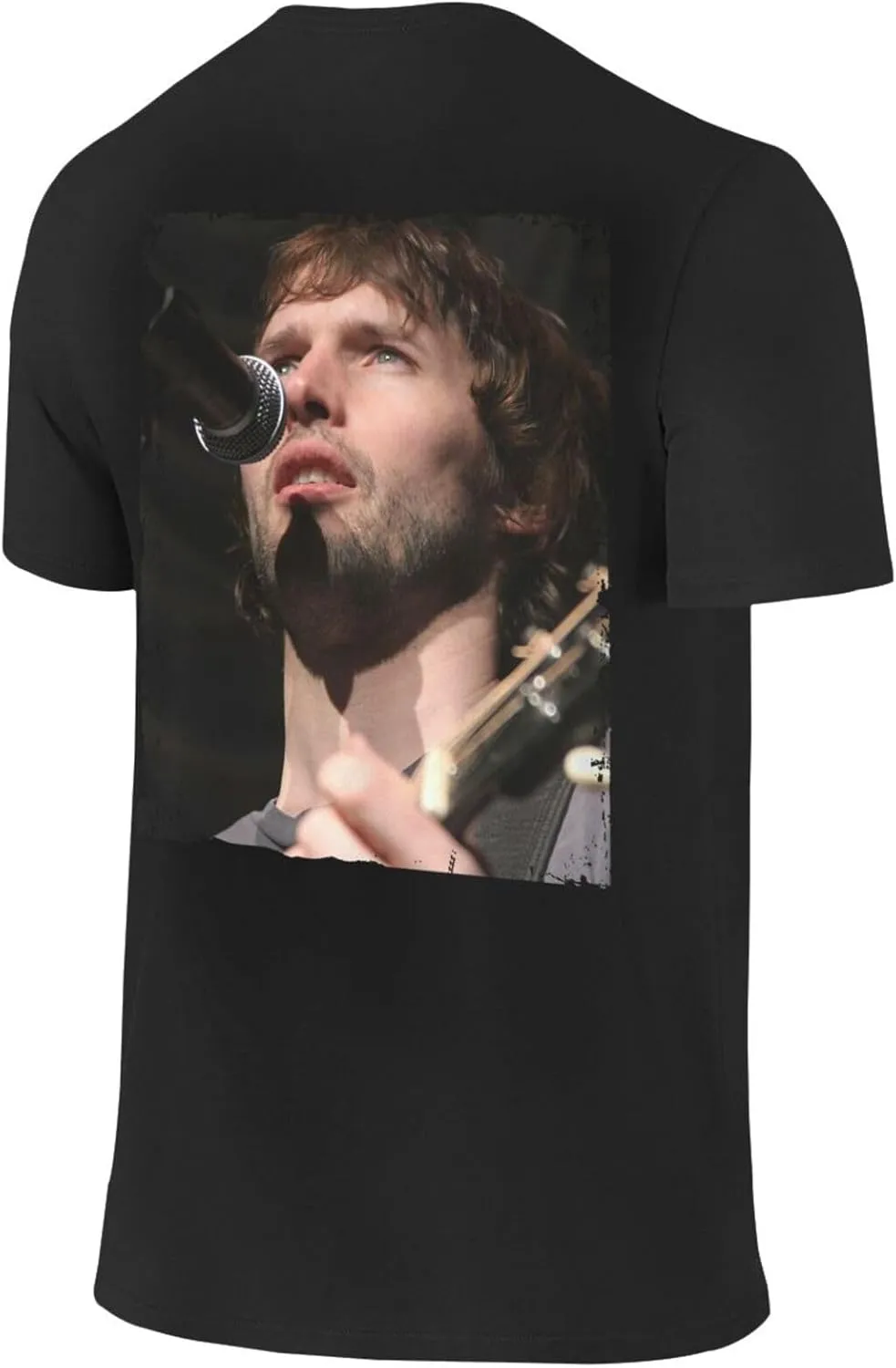 Men T Shirt Short Sleeve Crewneck Tee Summer Beach Tops Comfortable Cotton Shirt