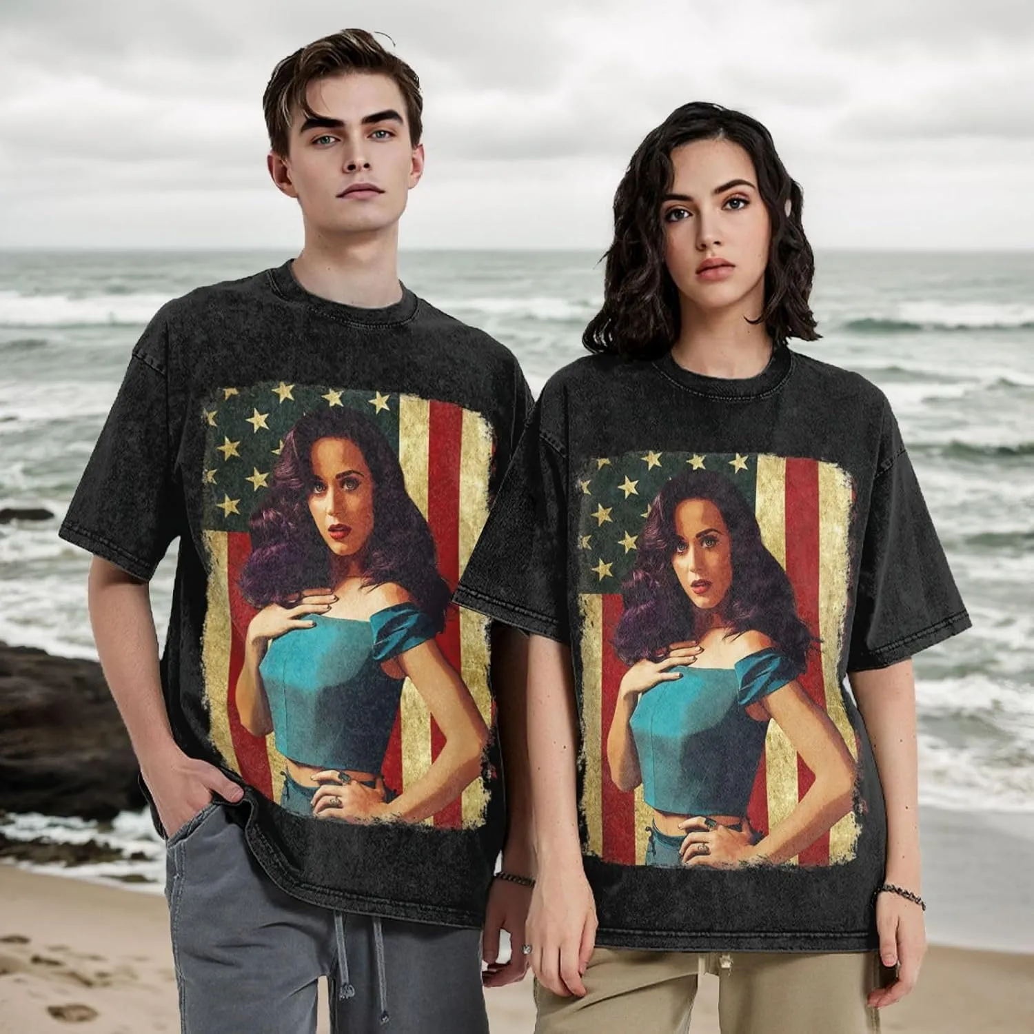 Men T Shirt Short Sleeve Crewneck Tee Summer Beach Tops Comfortable Cotton Shirt