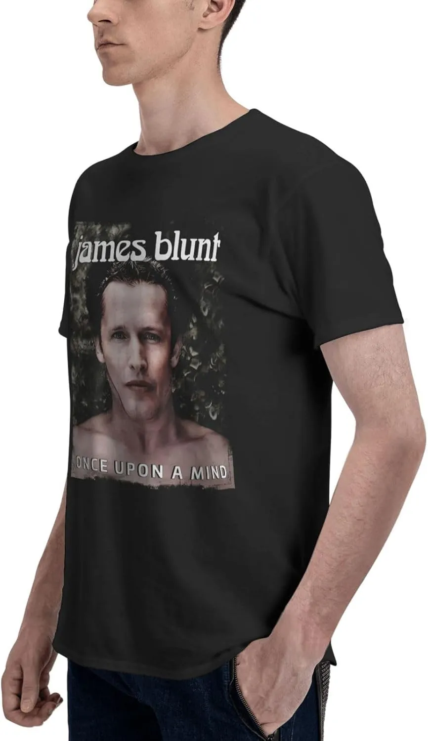 Men T Shirt Short Sleeve Crewneck Tee Summer Beach Tops Comfortable Cotton Shirt