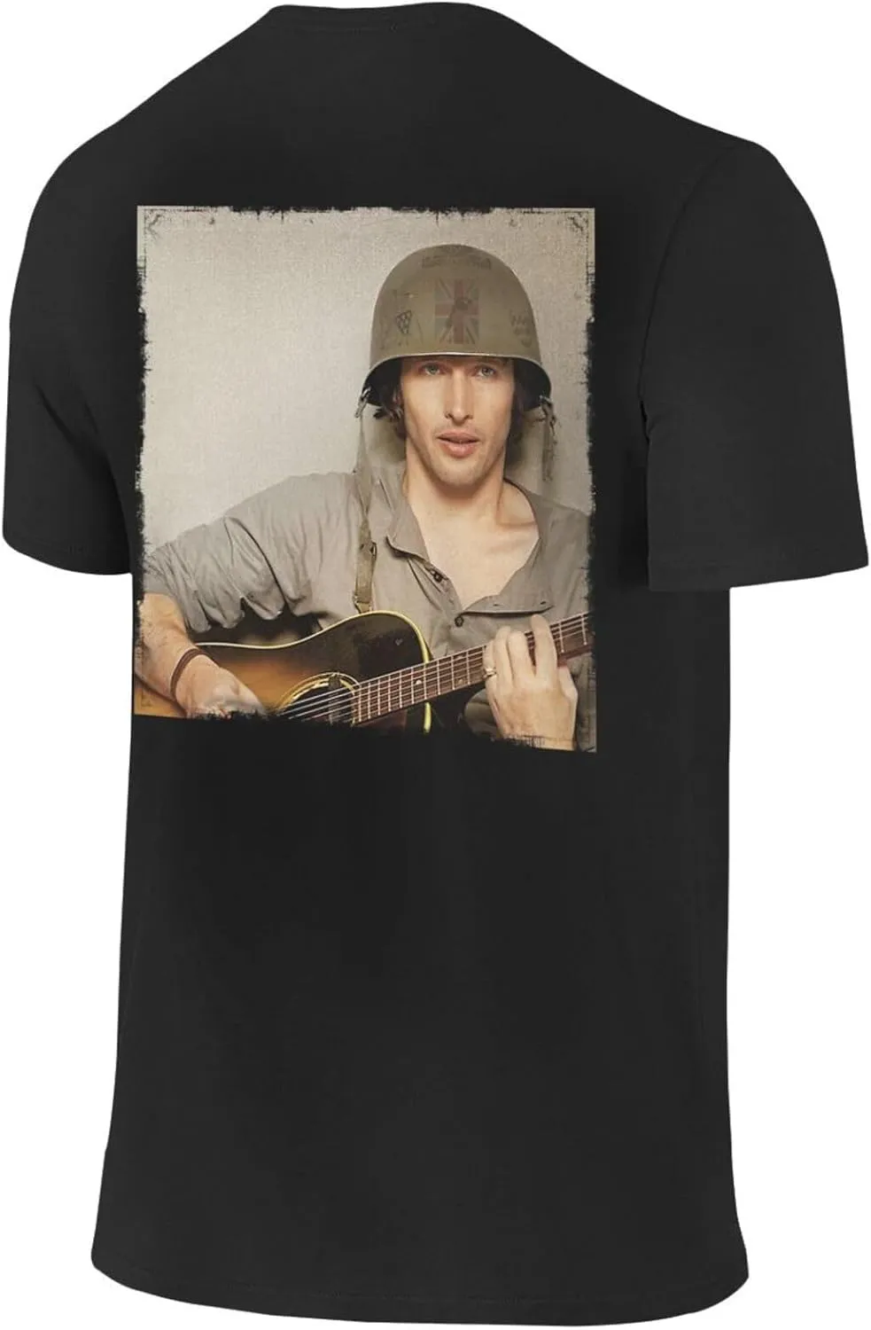Men T Shirt Short Sleeve Crewneck Tee Summer Beach Tops Comfortable Cotton Shirt