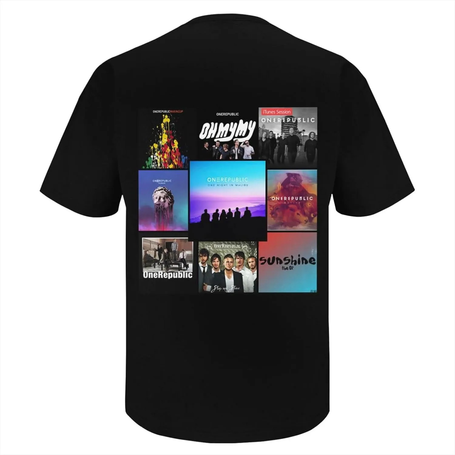 Men T Shirt Short Sleeve Crewneck Tee Summer Beach Tops Comfortable Cotton Shirt
