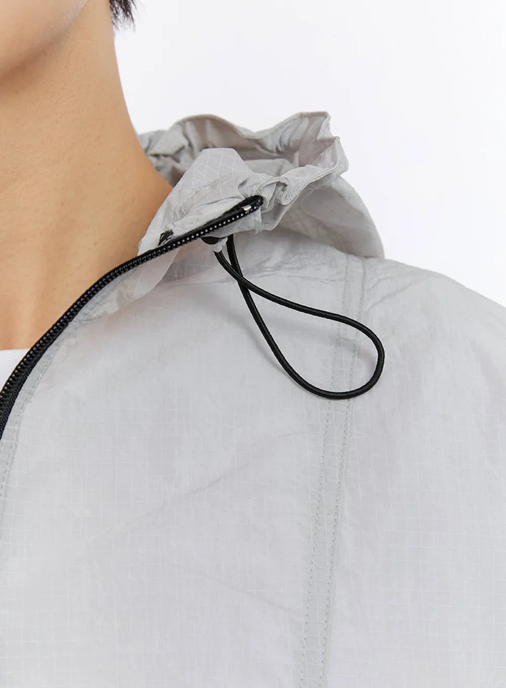 Men's Half-Zip Windbreaker Hoodie IF528