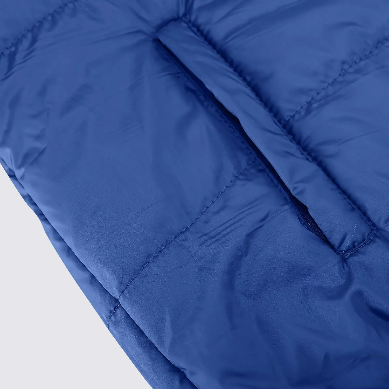 Mens Hooded Down Jacket Winter Zip Up Thicken Quilted Outerwear Plus Size Solid Color Soft Comfy Casual Puffer Coat