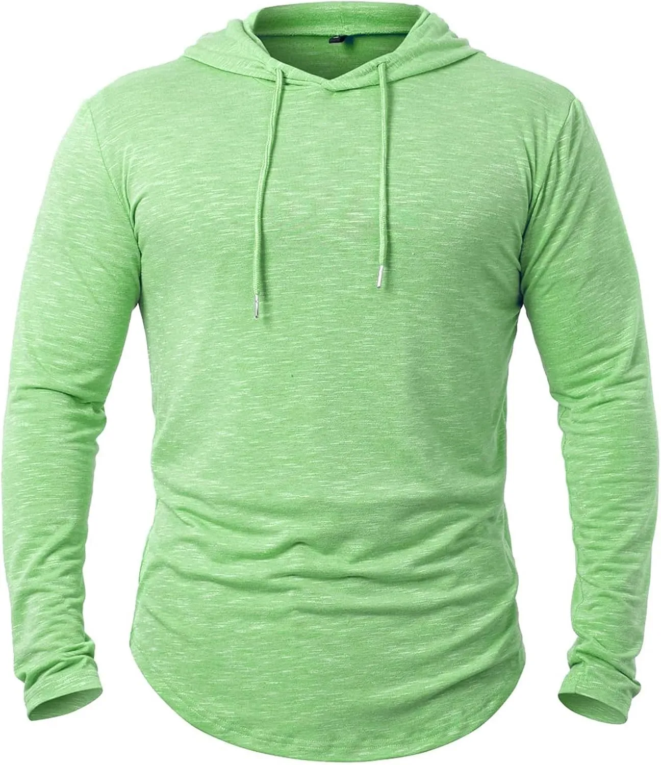 Mens Lightweight Workout Hoodie Gym Fitness Long Sleeve Breathable Hooded T Shirts Muscle Athletic Pullover Tops