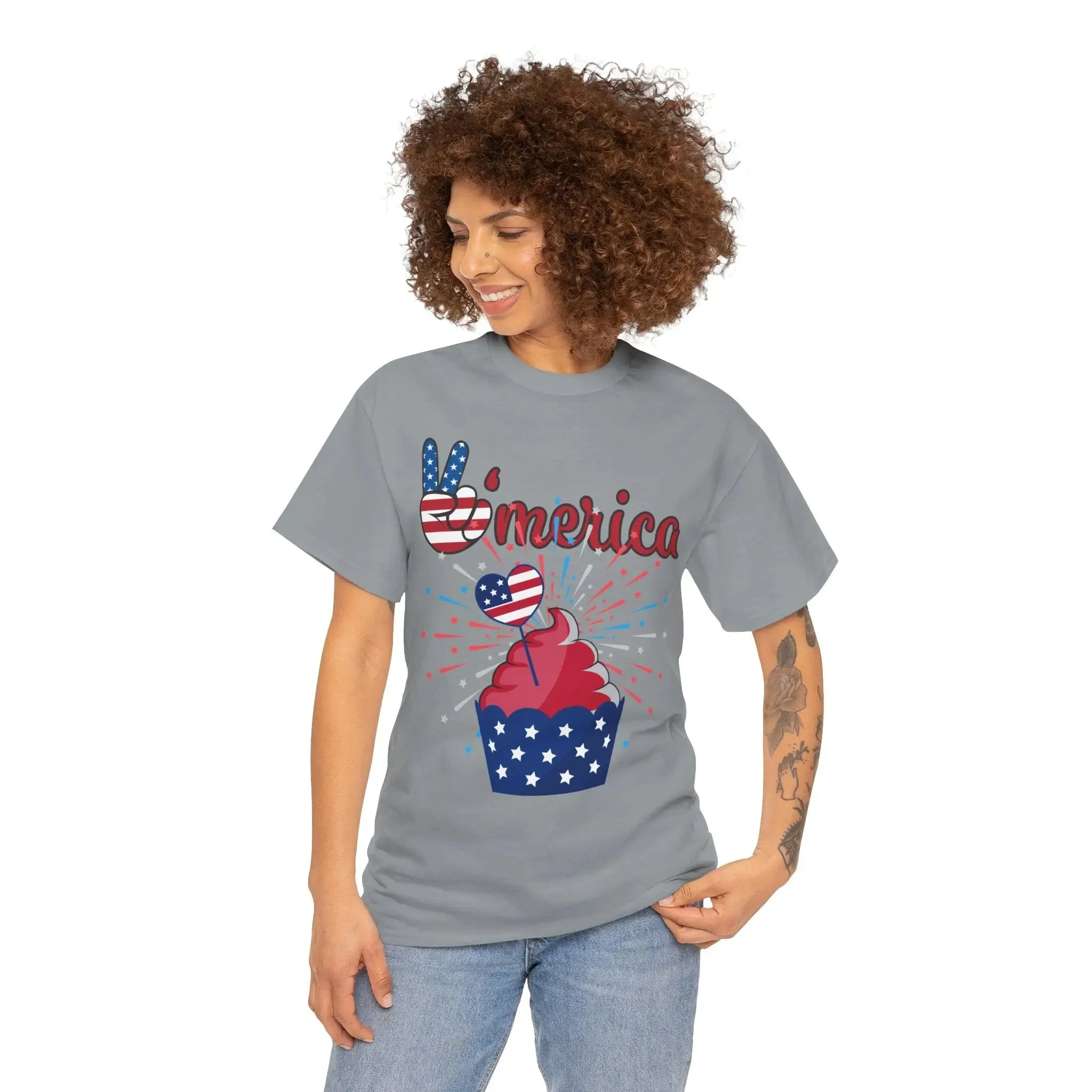 Merica Womenswear Cotton T-shirt
