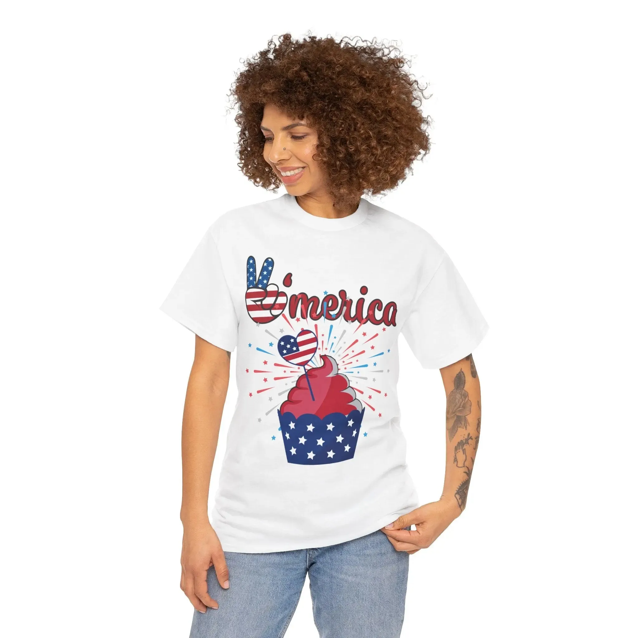 Merica Womenswear Cotton T-shirt