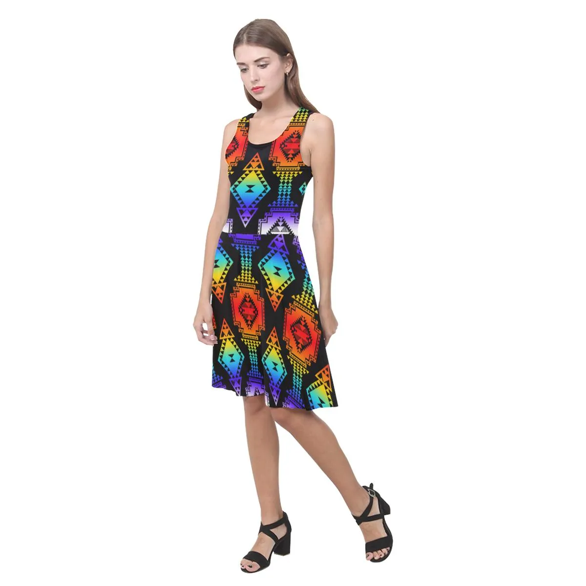 Rainbow Gathering Atalanta Casual Sundress