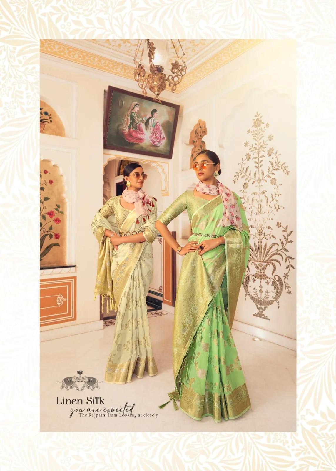 Rajpath Pure Allin Linen Saree