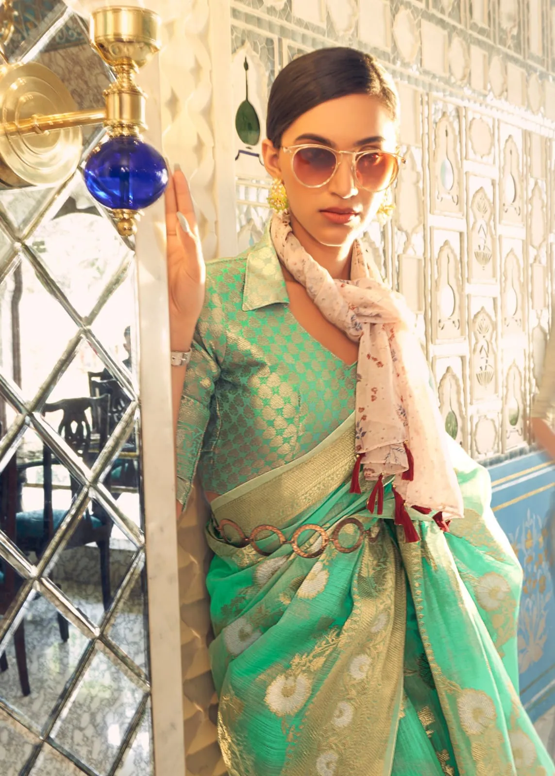 Rajpath Pure Allin Linen Saree