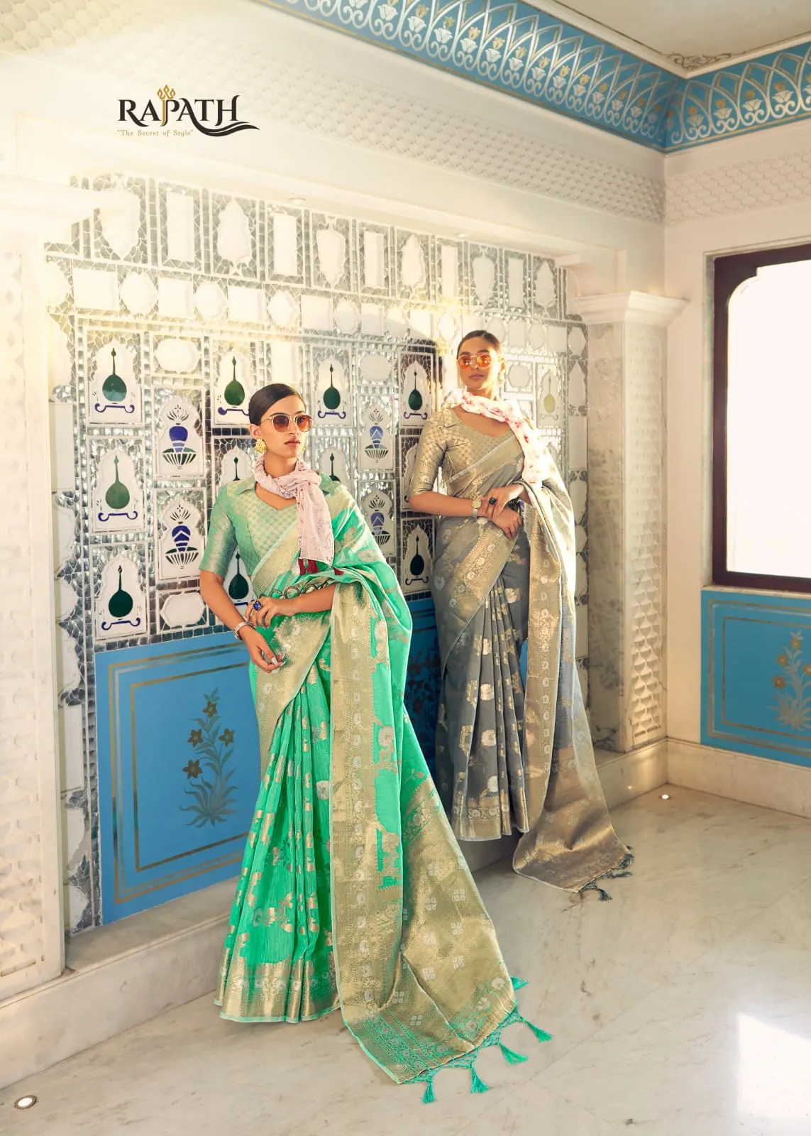 Rajpath Pure Allin Linen Saree