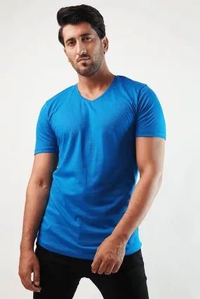Royal V-Neck Shirt - Royal Blue