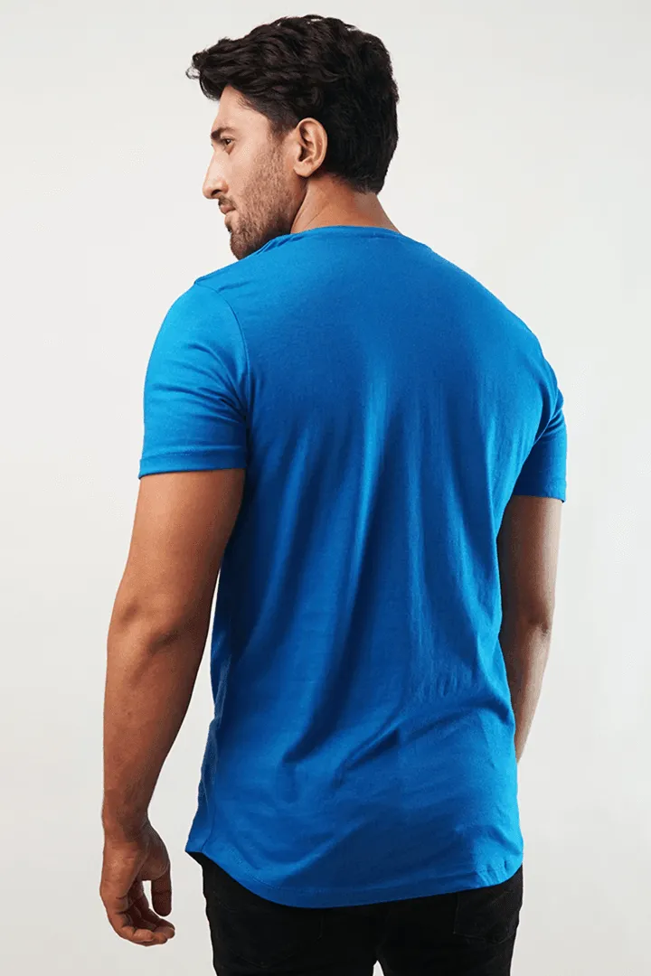 Royal V-Neck Shirt - Royal Blue