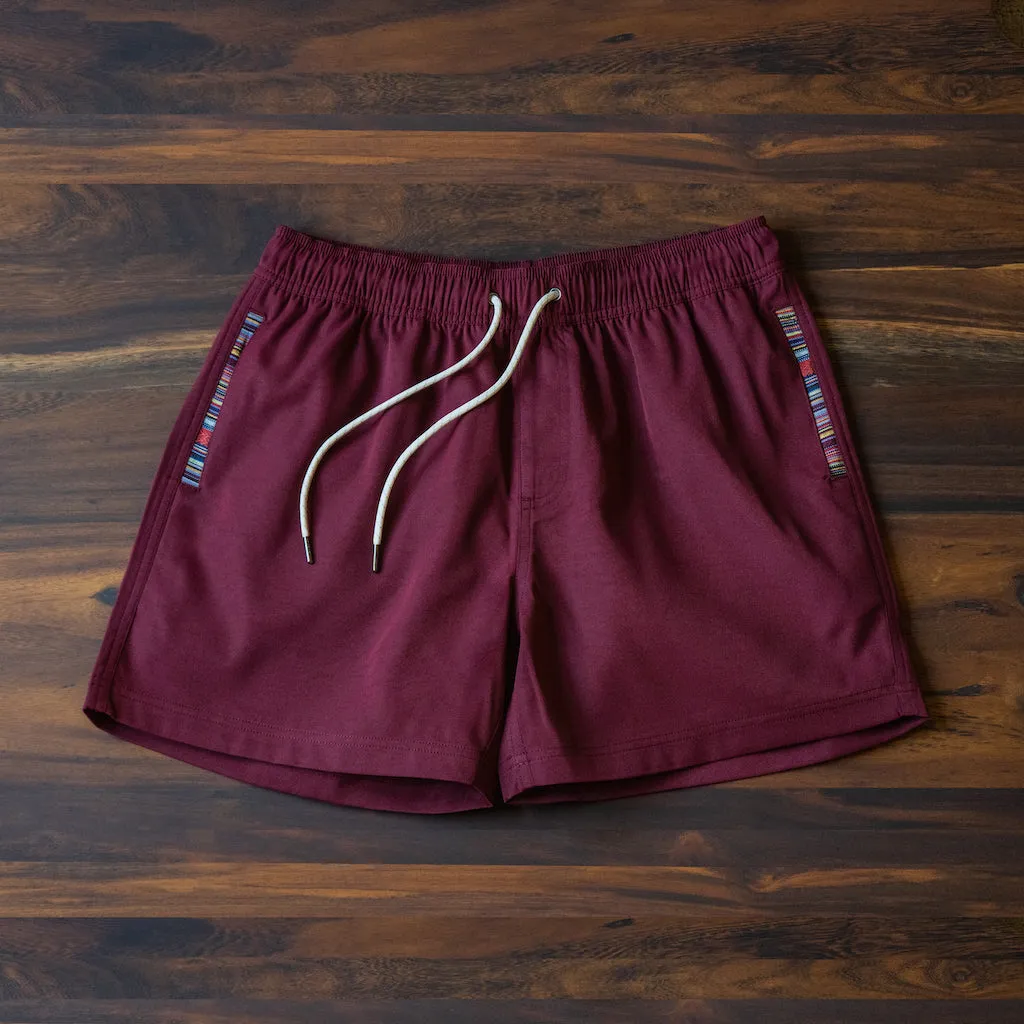 Sapien 2.0 Short (Casual Stretch) - Merlot 5" & 7"