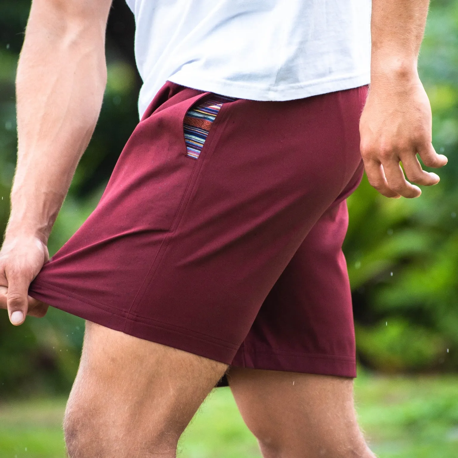 Sapien 2.0 Short (Casual Stretch) - Merlot 5" & 7"