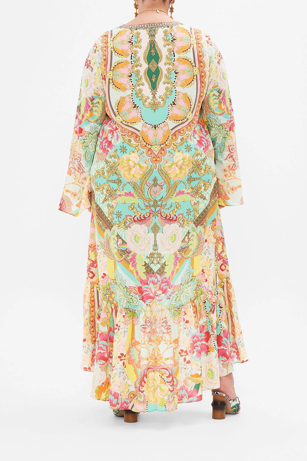 SHORT DRESS WITH HIGH LOW HEM AN ITALIAN WELCOME