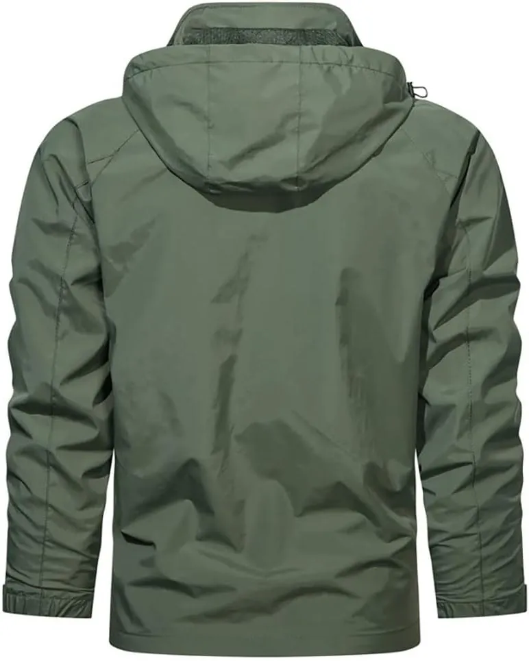 Soft Shell Clothes Tactical Windbreaker Waterproof Jacket Men Casual Mountain Hooded Coat Outerwear Lightweight Jackets