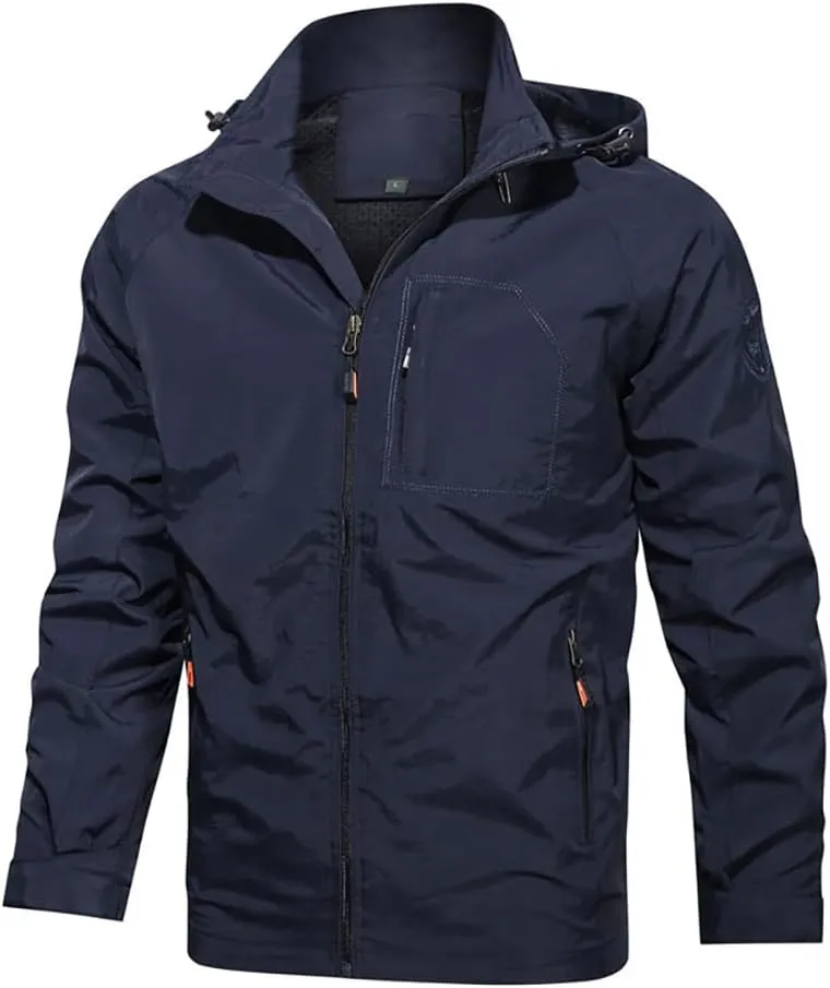 Soft Shell Clothes Tactical Windbreaker Waterproof Jacket Men Casual Mountain Hooded Coat Outerwear Lightweight Jackets