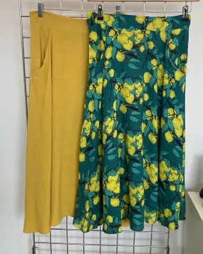 Sustainably made linen mix skirt