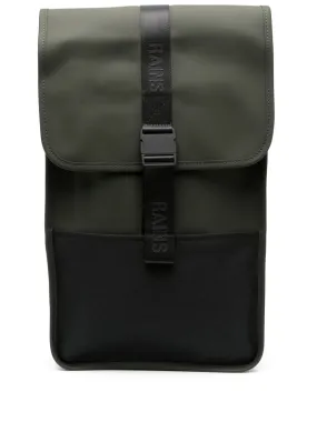 Trails logo-debossed backpack