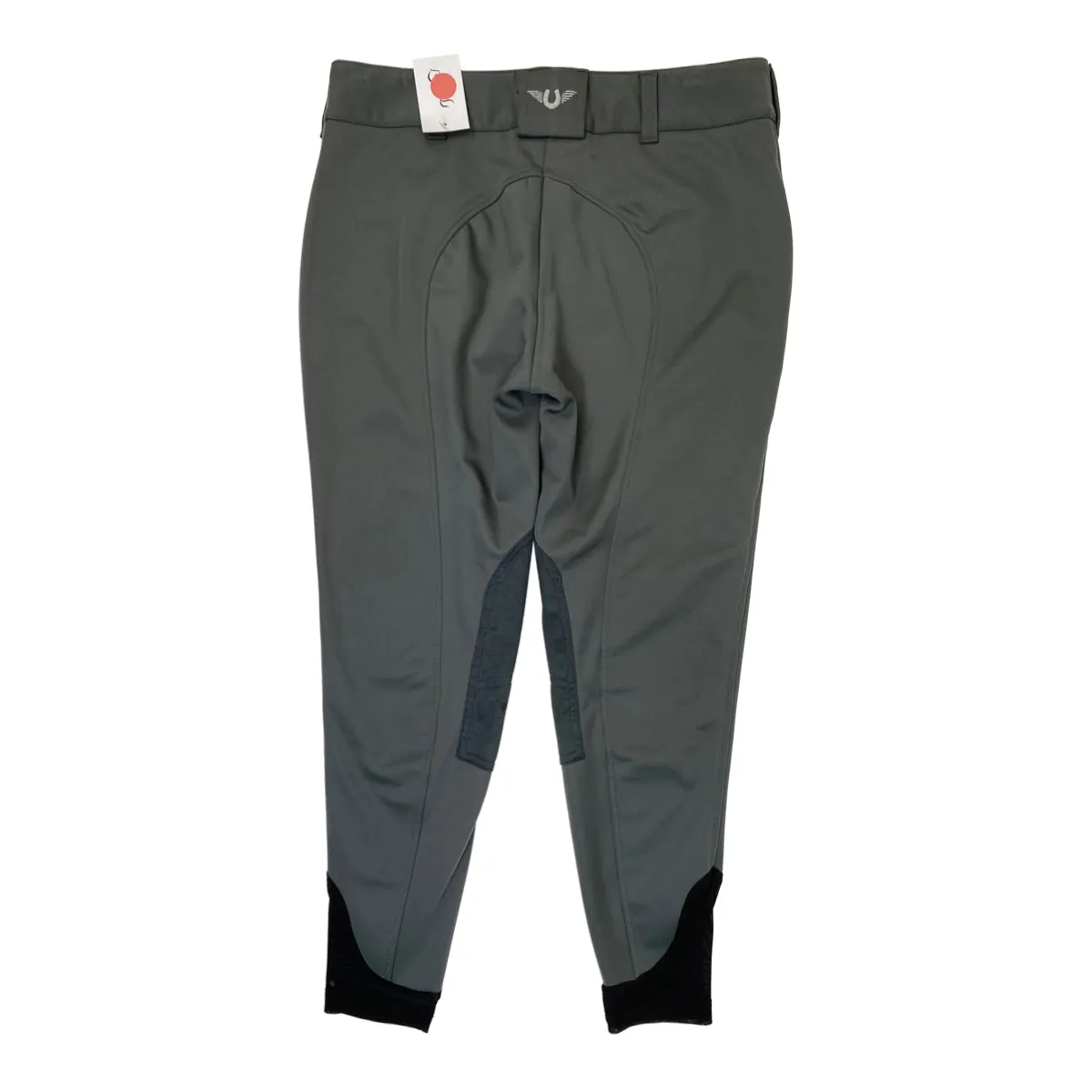 TuffRider 'Yeti' Soft Shell Winter Breeches in Grey - Women's 32