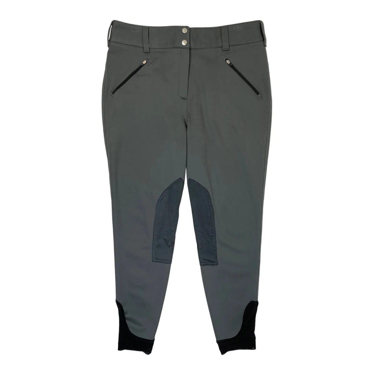 TuffRider 'Yeti' Soft Shell Winter Breeches in Grey - Women's 32