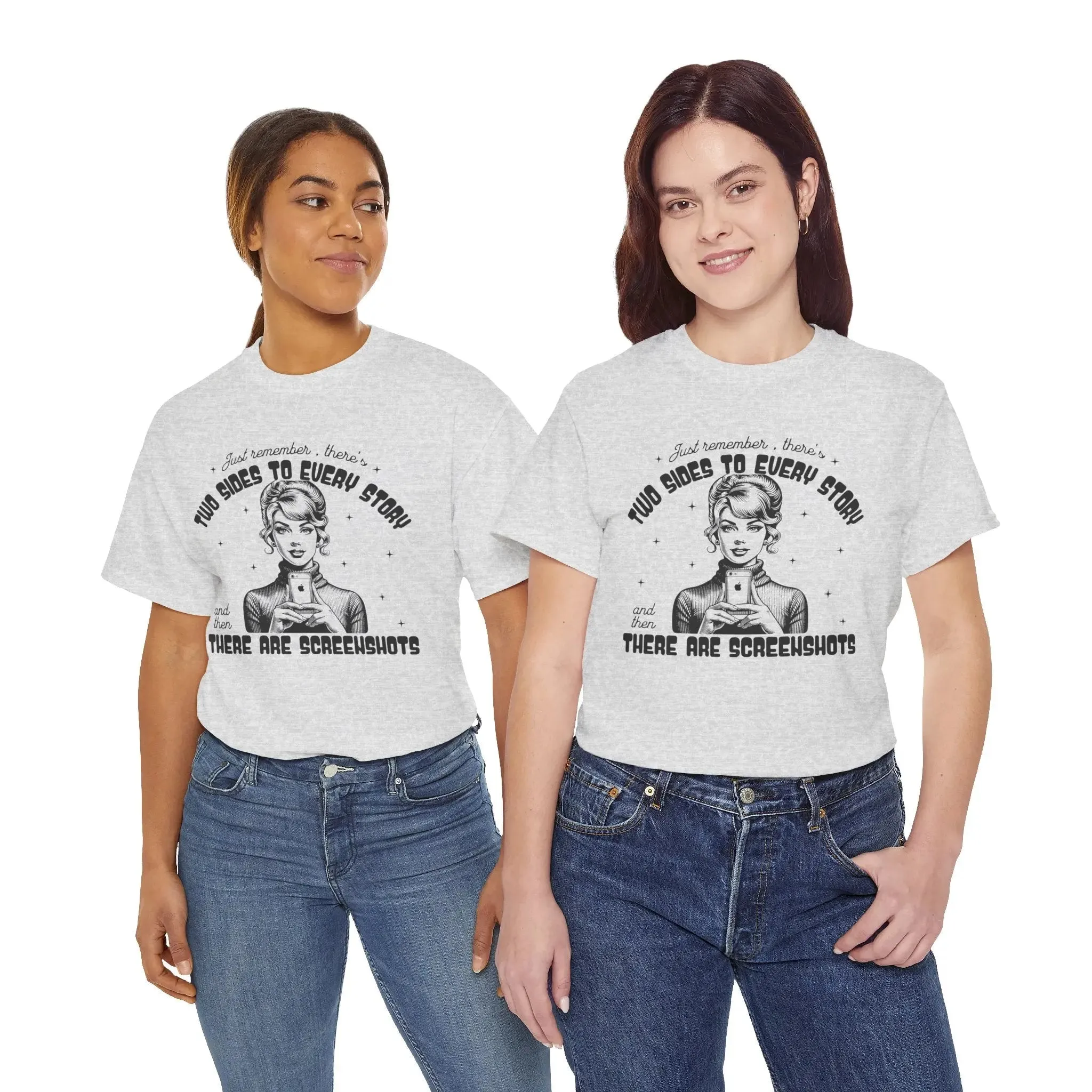 Two Sides Womenswear Basic T-shirt