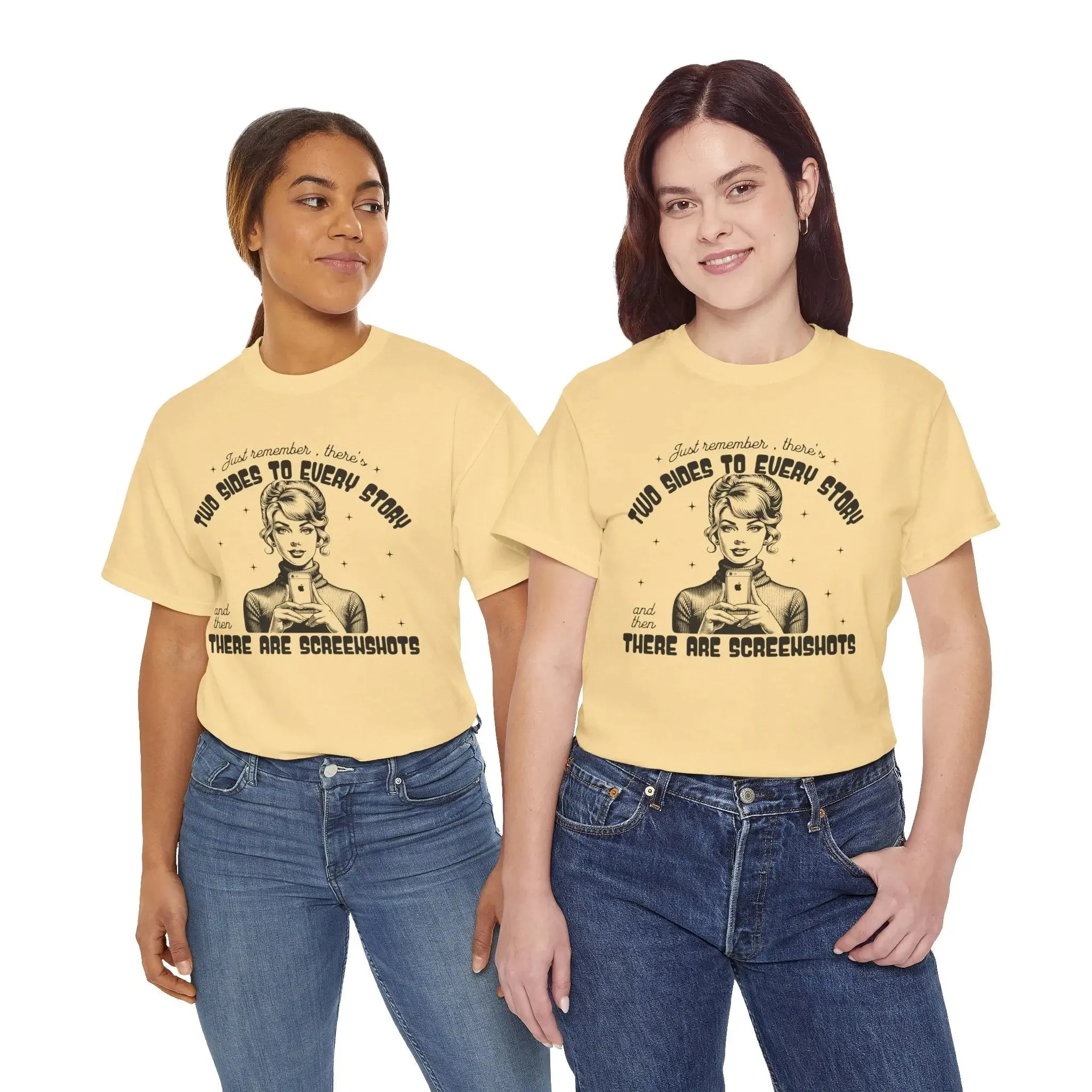 Two Sides Womenswear Basic T-shirt