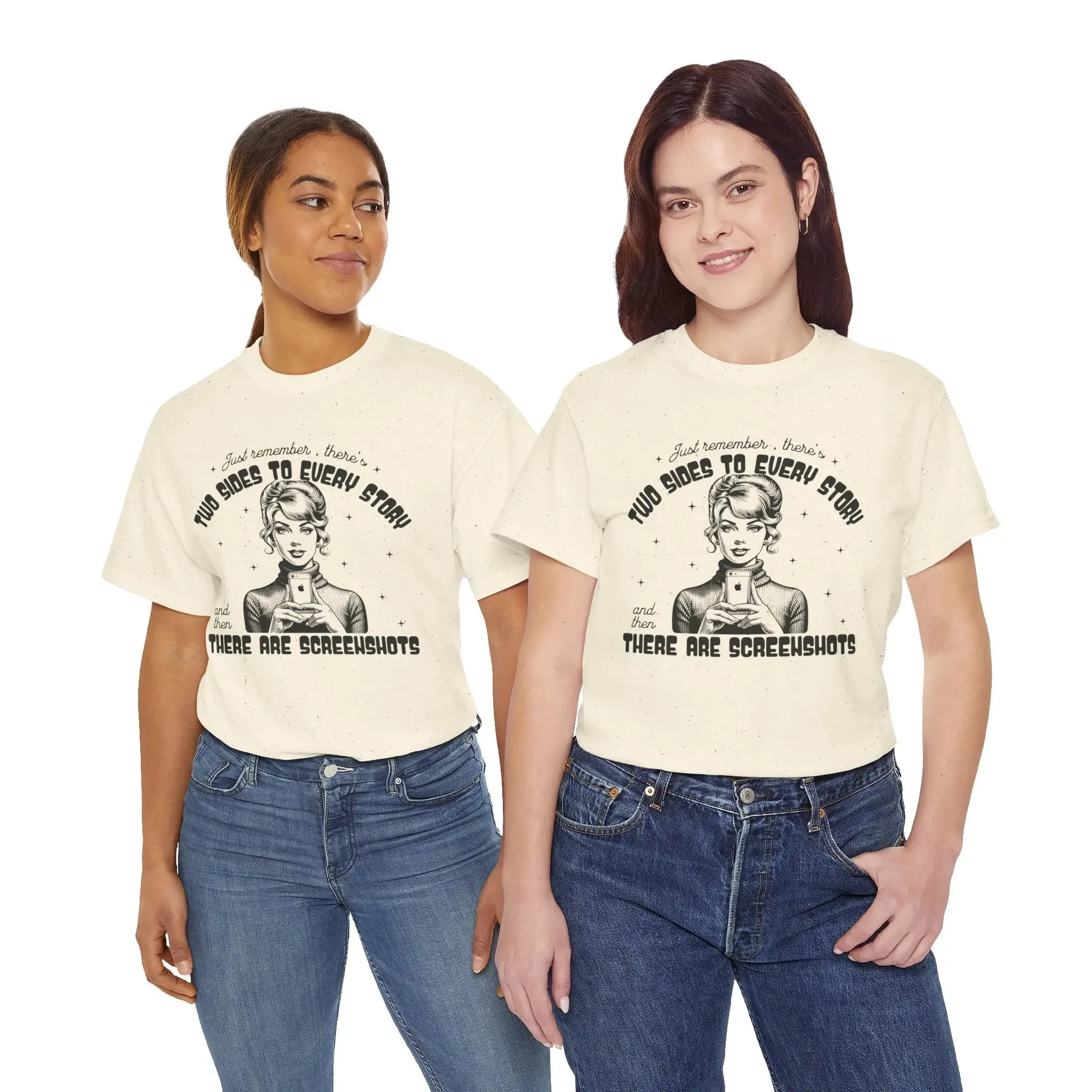 Two Sides Womenswear Basic T-shirt