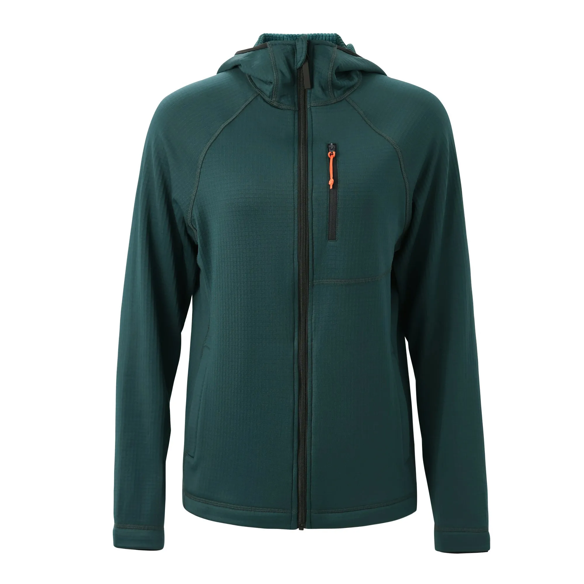 W Waffle Hooded Jacket