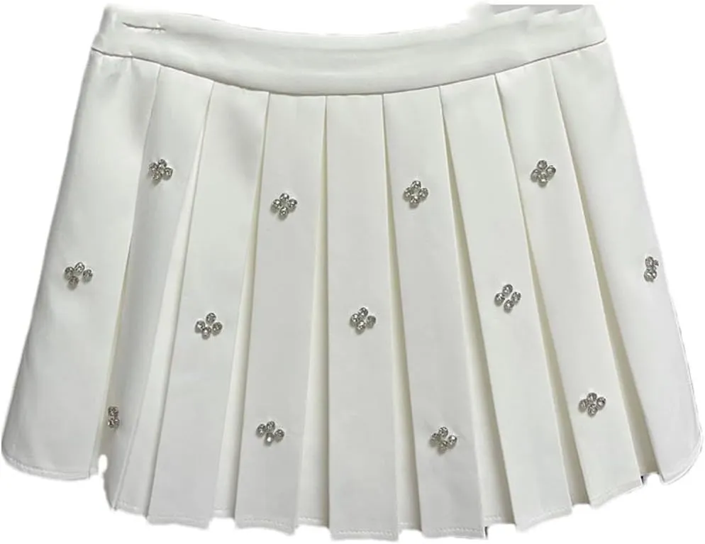 Women Vintage Mini Skirt Harajuku Streetwear Elastic Waist Stretch Pencil Skirt