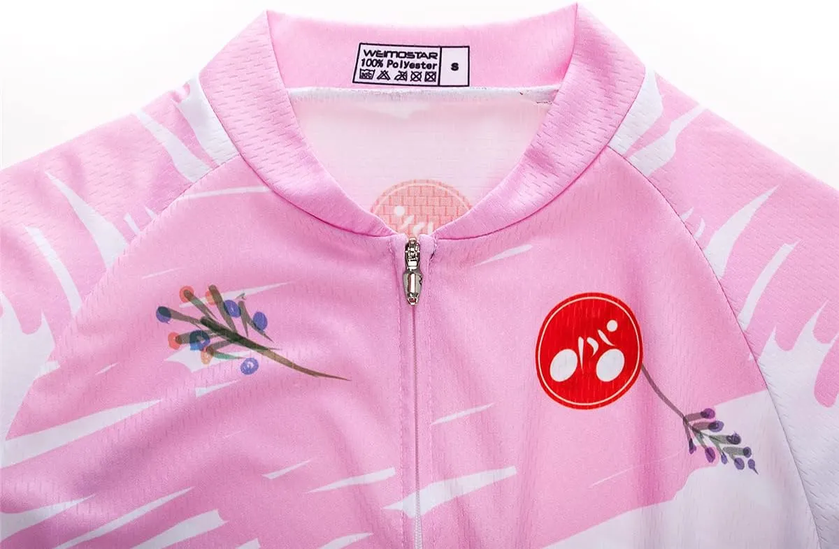Women's Cycling Jersey Long Sleeve Mountain Bike Clothes Female Bike Jackets Breathable Windproof