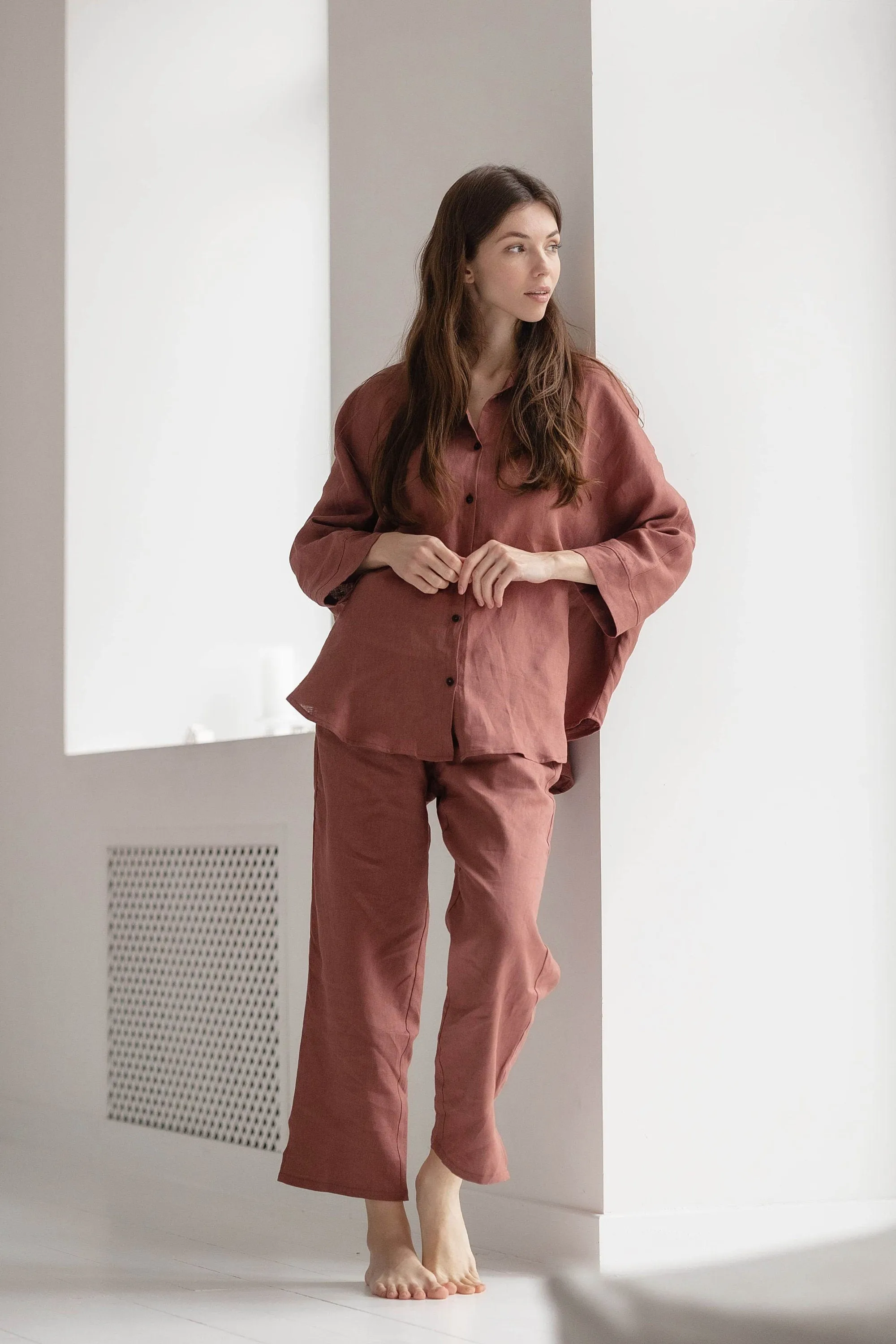 Women's Linen Soft Pajama — Oxide