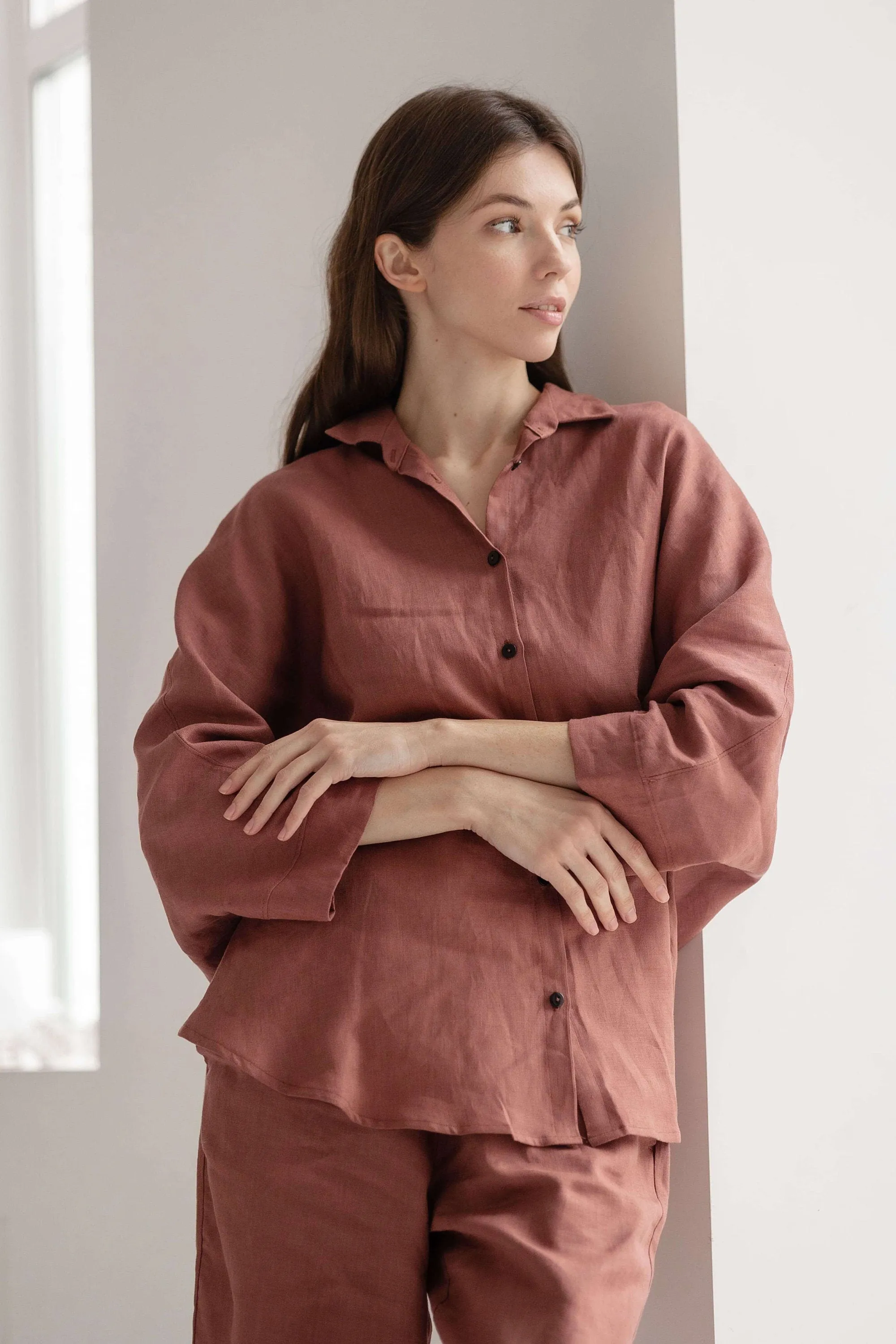 Women's Linen Soft Pajama — Oxide