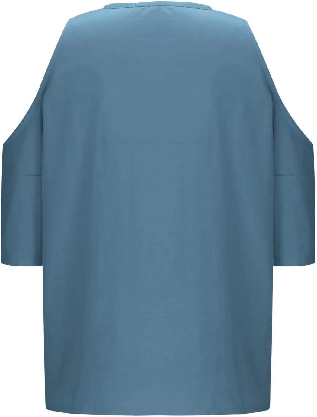 Women's Summer Cotton Linen T-Shirt Off Shoulder Loose Fit Blouse Top Solid Color Short Sleeve Comfy Trendy Blouse
